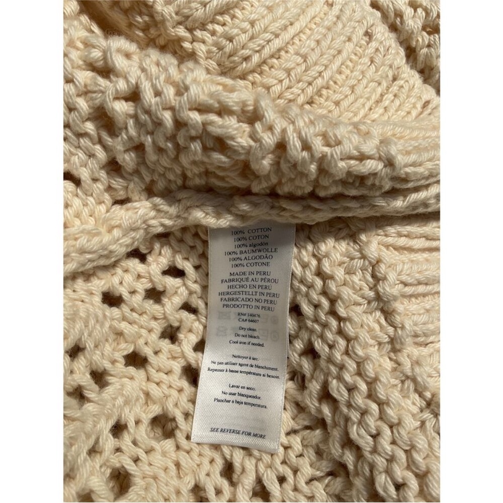 Faherty NWT Women's Whitecap Sweater Cream size Small - Picture 8 of 8